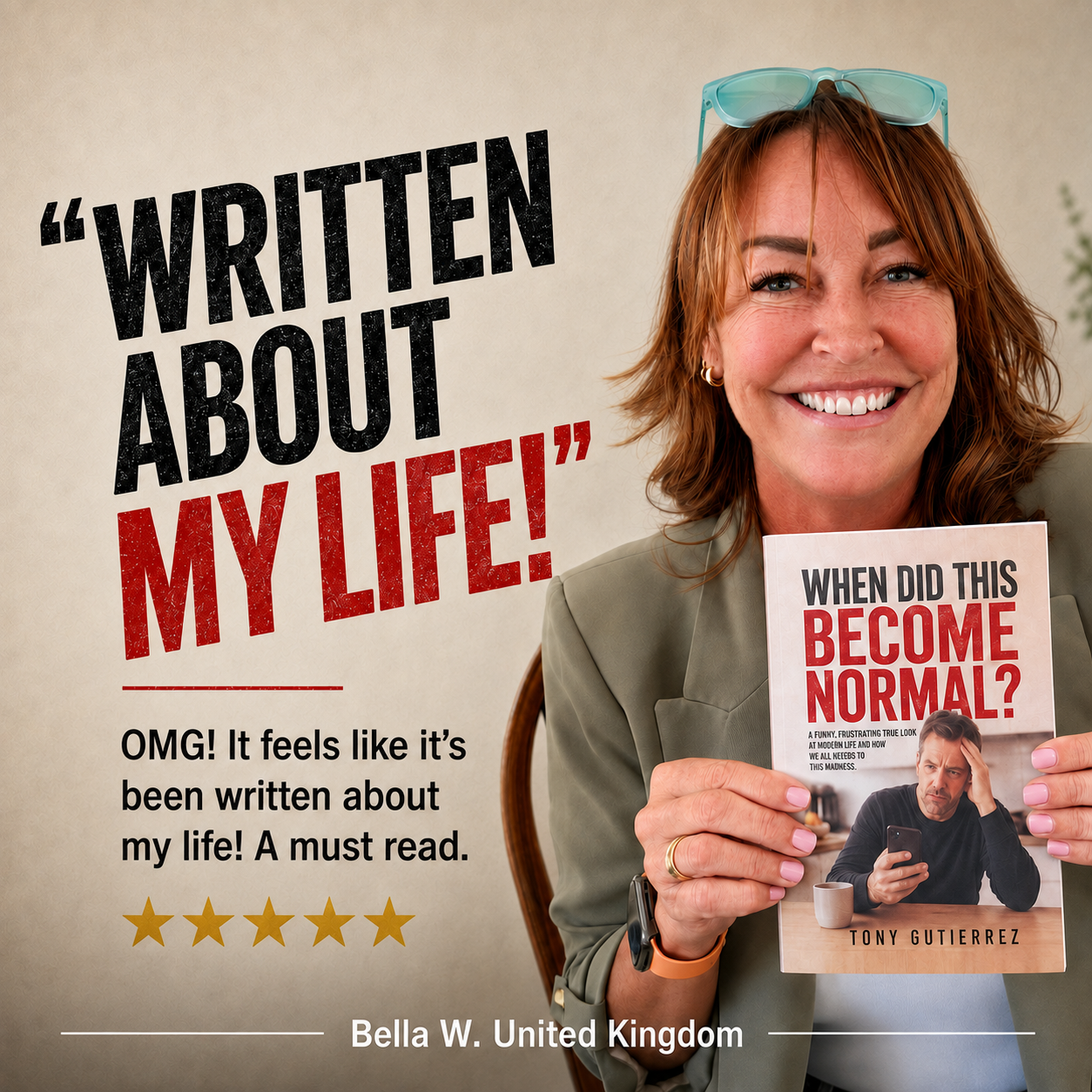 Reader review: "Written about my life!" Bella W., United Kingdom